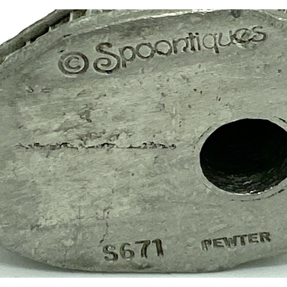 Vintage Spoontiques Pewter Lighthouse Statue Figurine #S671 - 2.5" tall - Picture 6 of 6